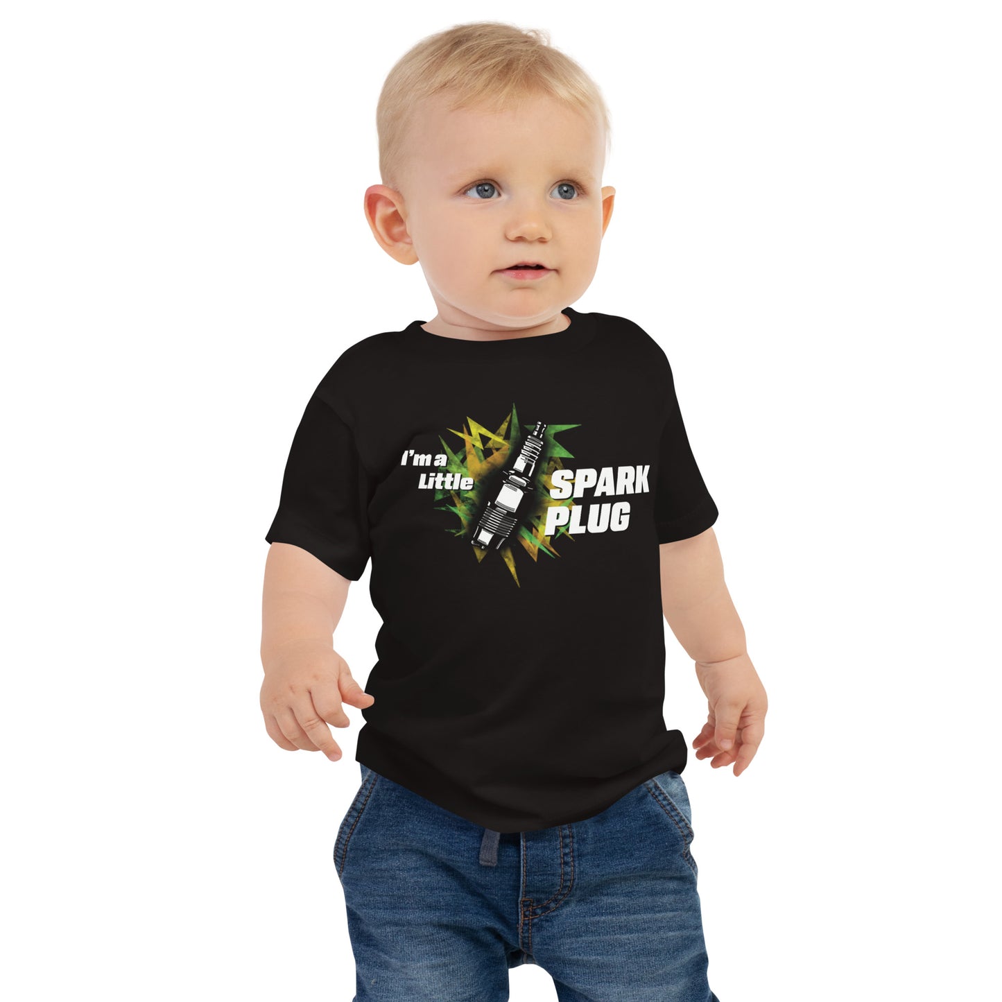 Baby Little Spark Plug Jersey Short Sleeve Tee