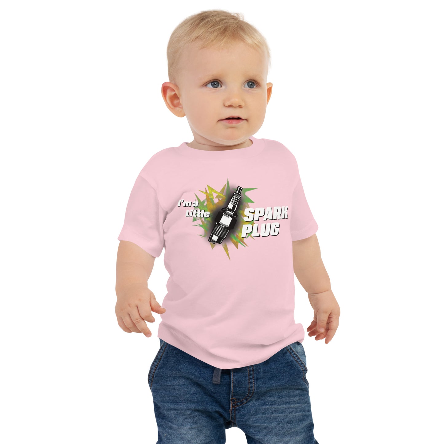 Baby Little Spark Plug Jersey Short Sleeve Tee