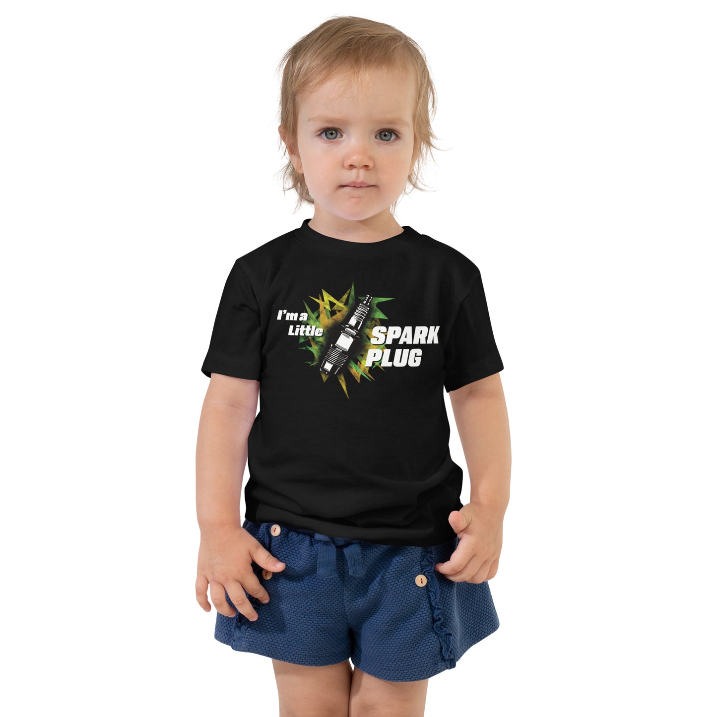 Toddler Little Spark Plug Short Sleeve Tee