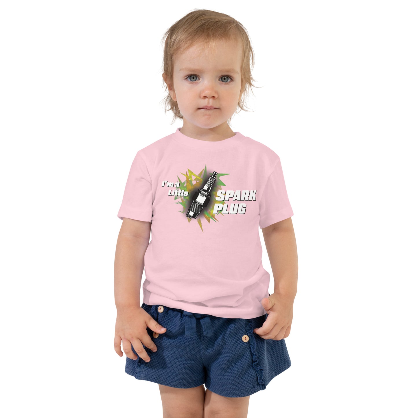 Toddler Little Spark Plug Short Sleeve Tee