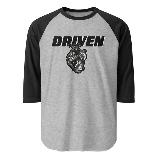 Driven Heart 3/4 sleeve raglan shirt