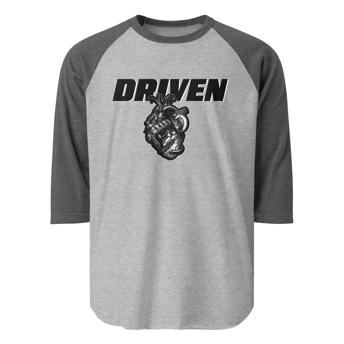 Driven Heart 3/4 sleeve raglan shirt