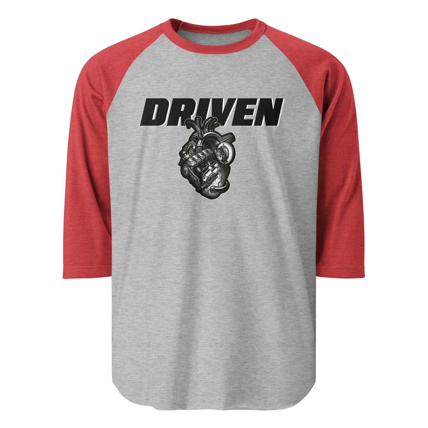 Driven Heart 3/4 sleeve raglan shirt