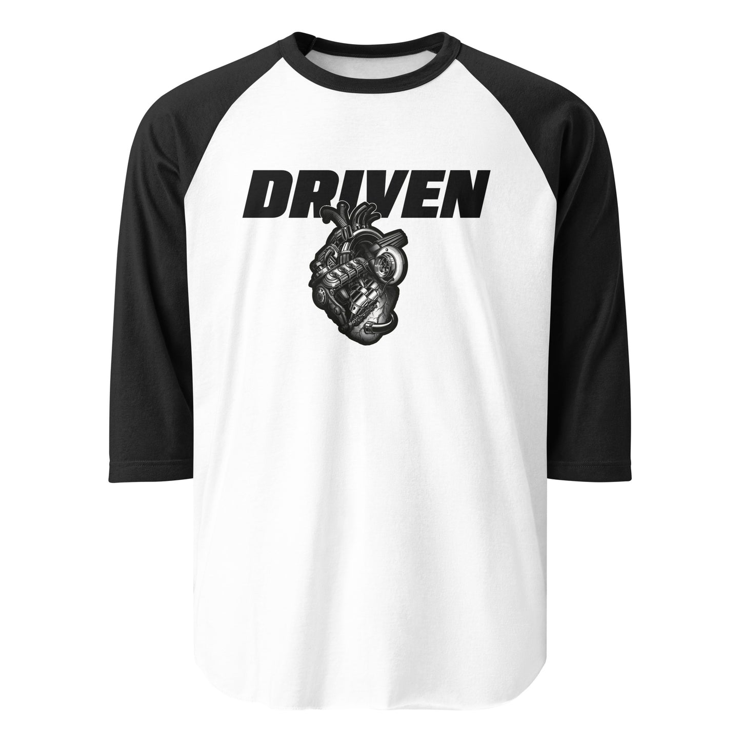 Driven Heart 3/4 sleeve raglan shirt