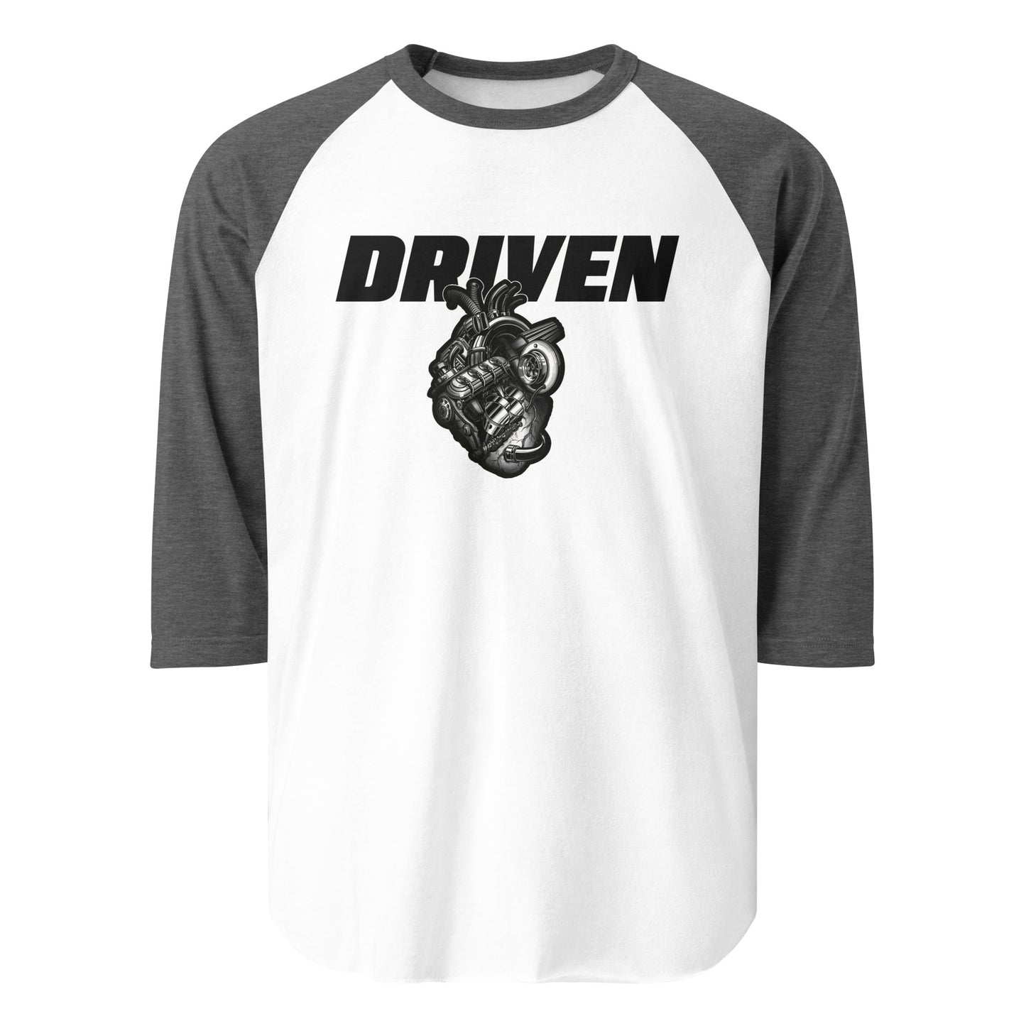 Driven Heart 3/4 sleeve raglan shirt