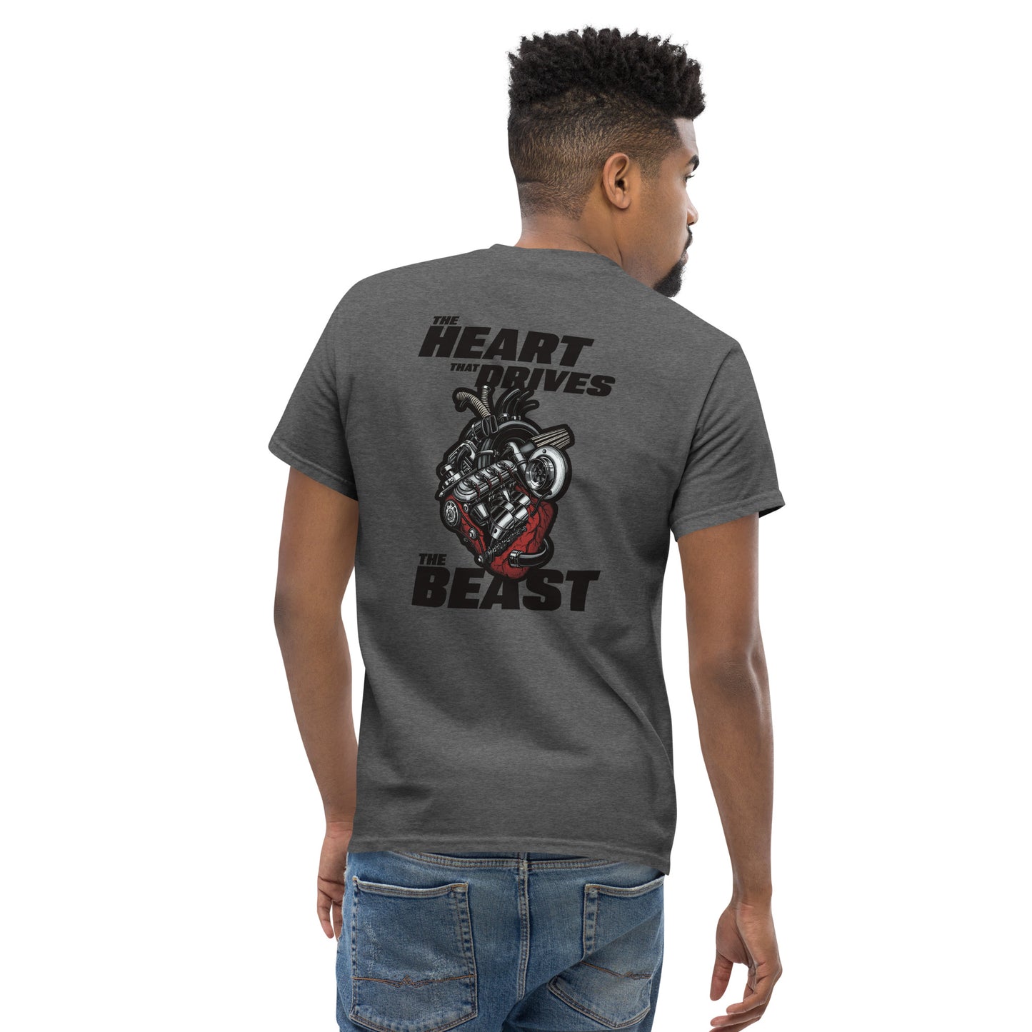 Heart that Drives Front/Back Unisex classic tee