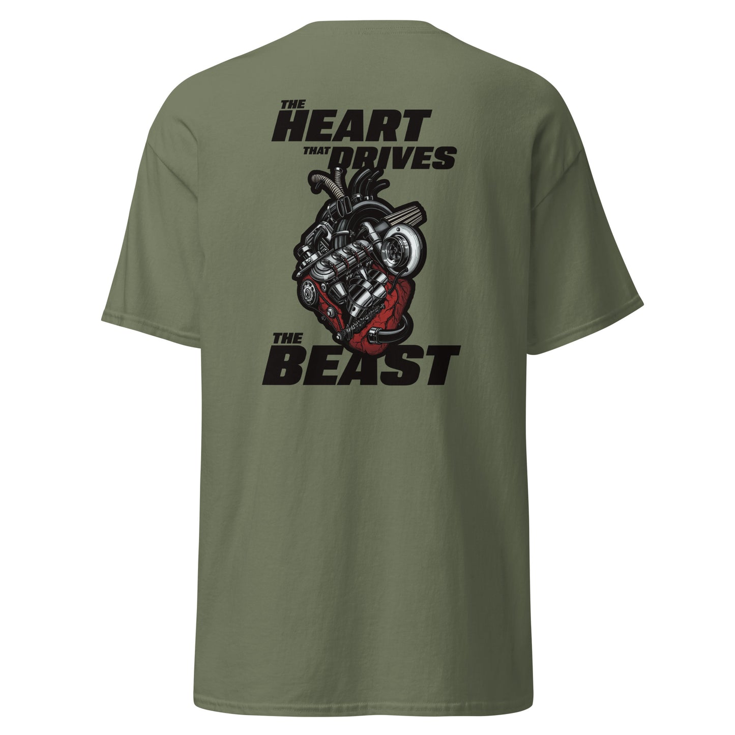 Heart that Drives Front/Back Unisex classic tee